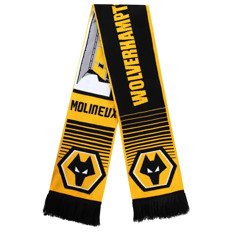 Wolverhampton Wanderers Store | Shop Official Stadium Scarf Wolves Gear